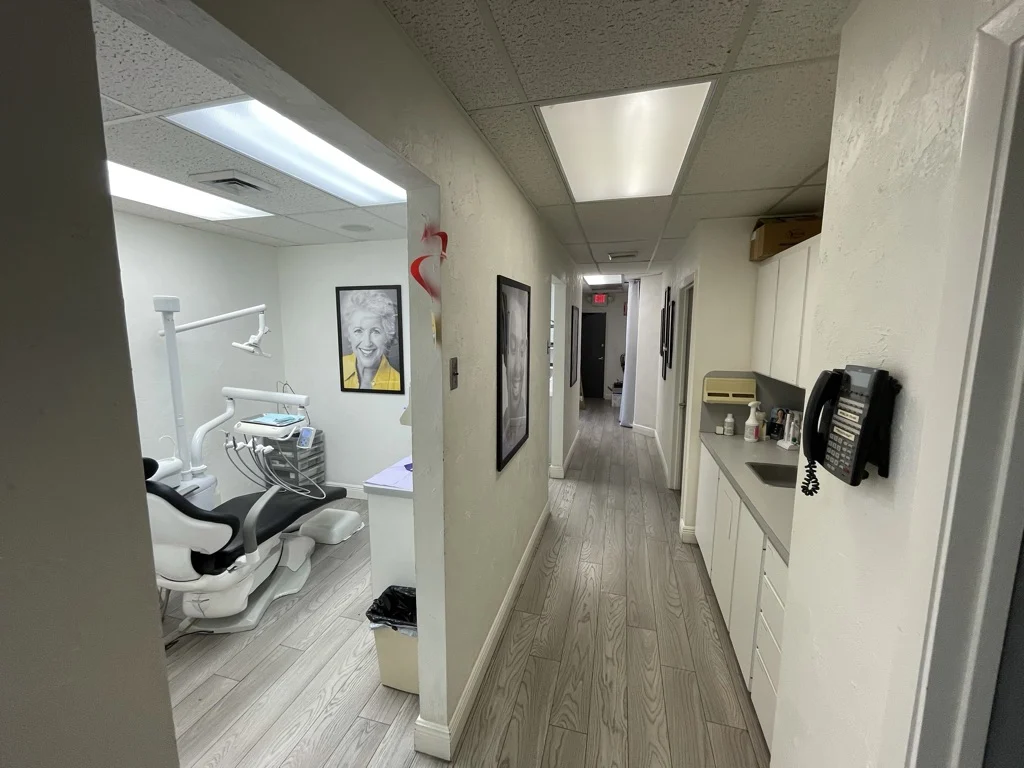 SEDA Dental office hallway with equipment