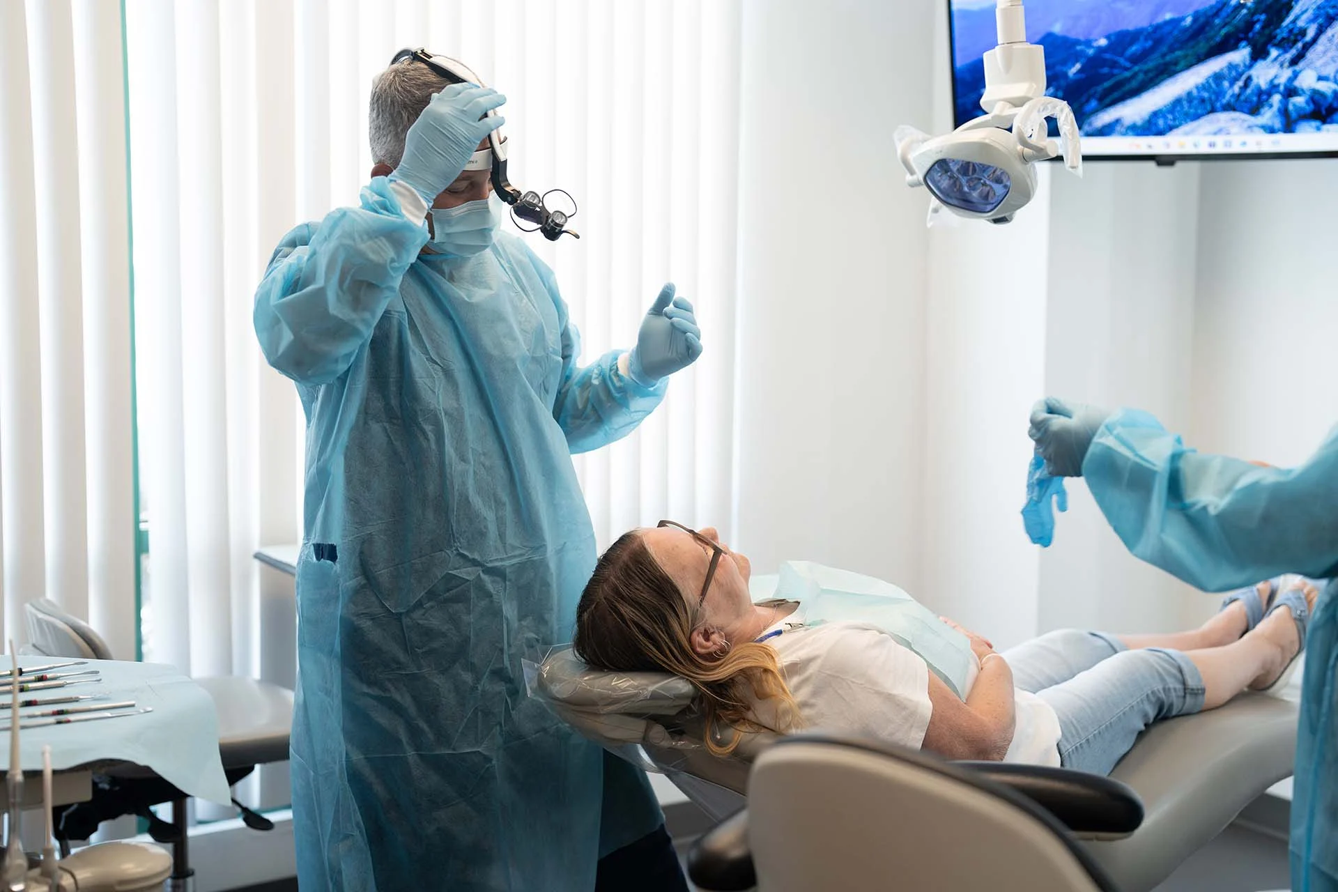 Kenneth Rubinstein, DMD, with Patient at SEDA Dental in Boynton Beach